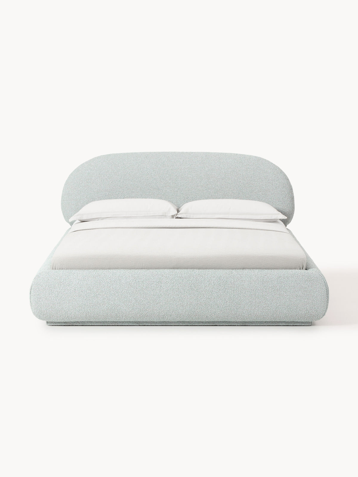 Albiana Upholstered Bed in Bouclé