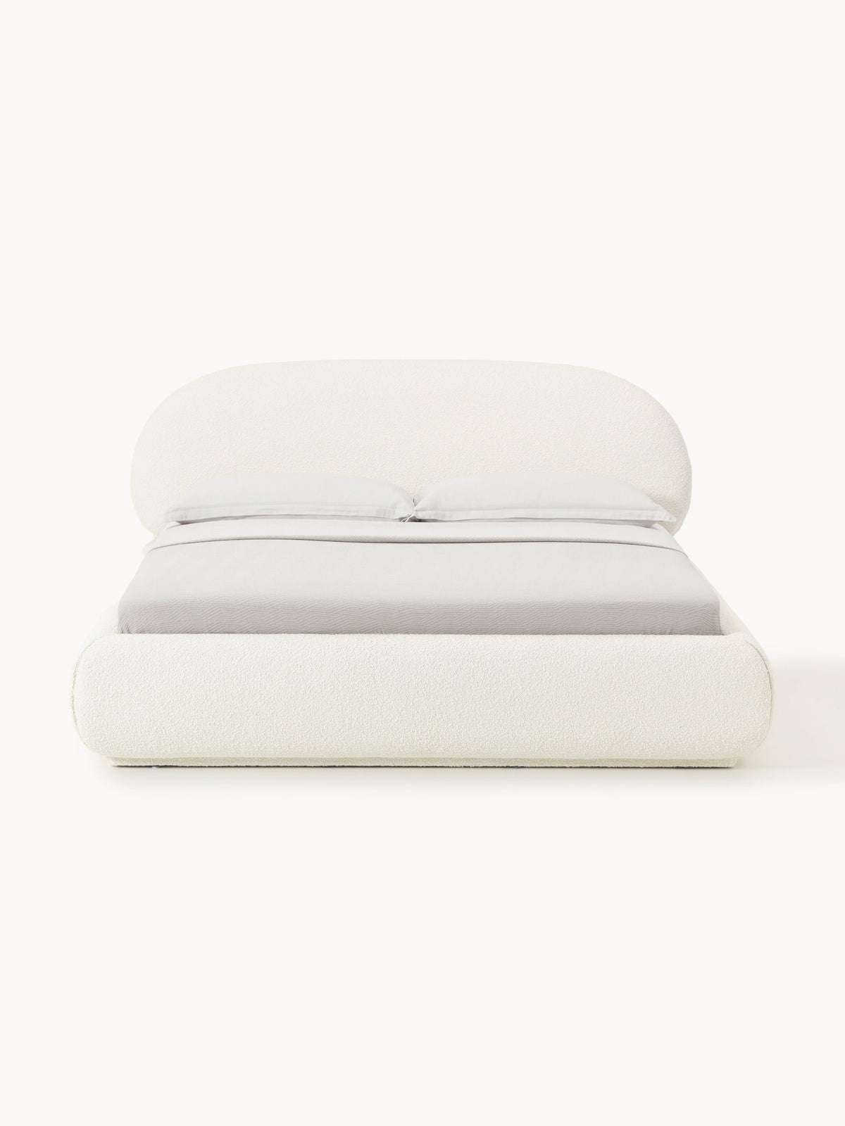 Albiana Upholstered Bed in Bouclé