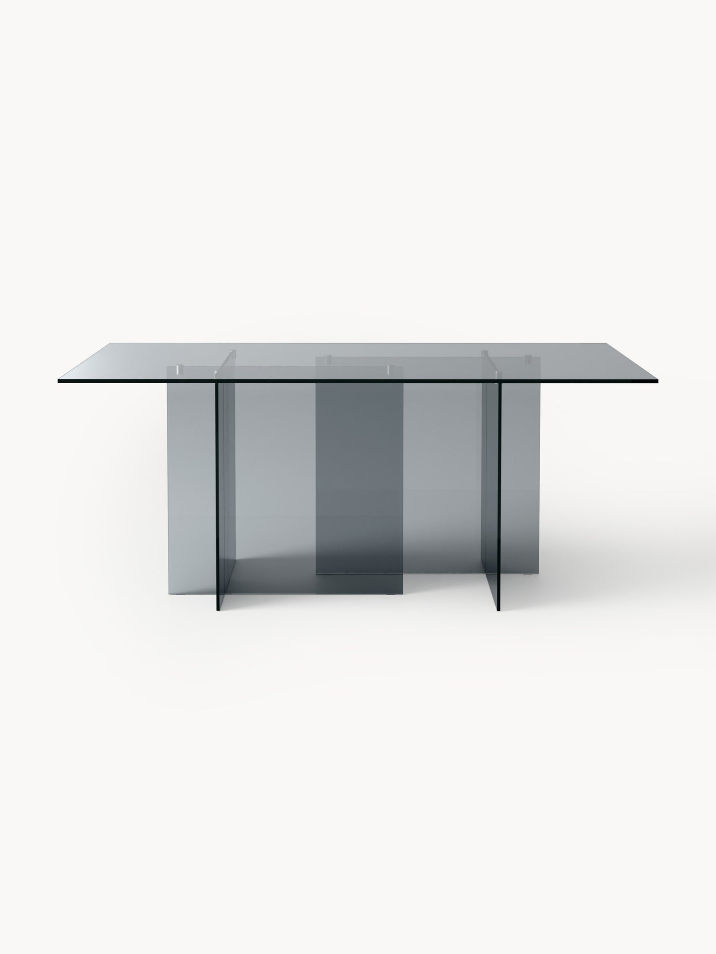 Anoudie Dining Table in Glass, 180 x 90 cm