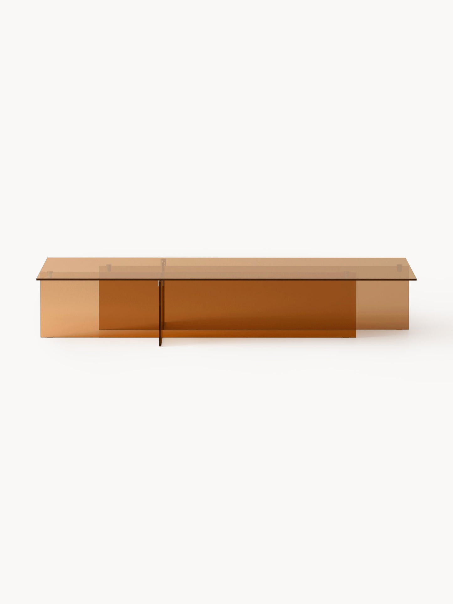 Anoudie Large Glass Coffee Table, W 160 cm