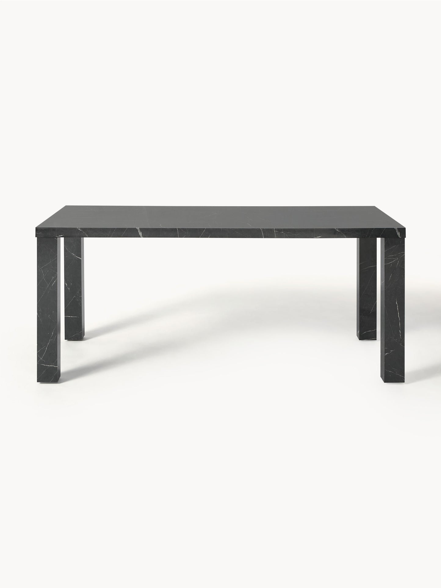Carlaro Dining Table in Marble Look, 180 x 90 cm