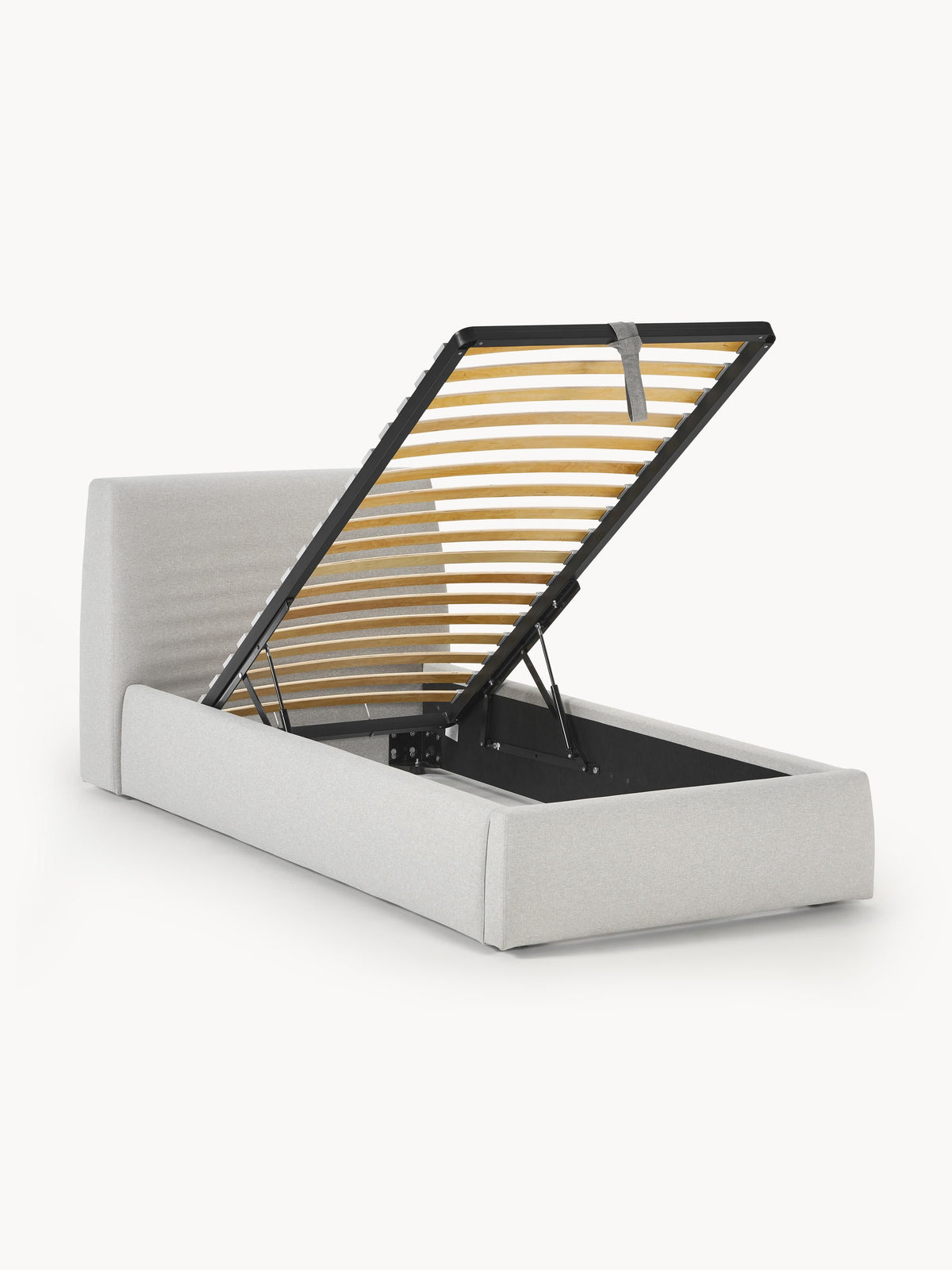 Clovarno Single Bed with Storage