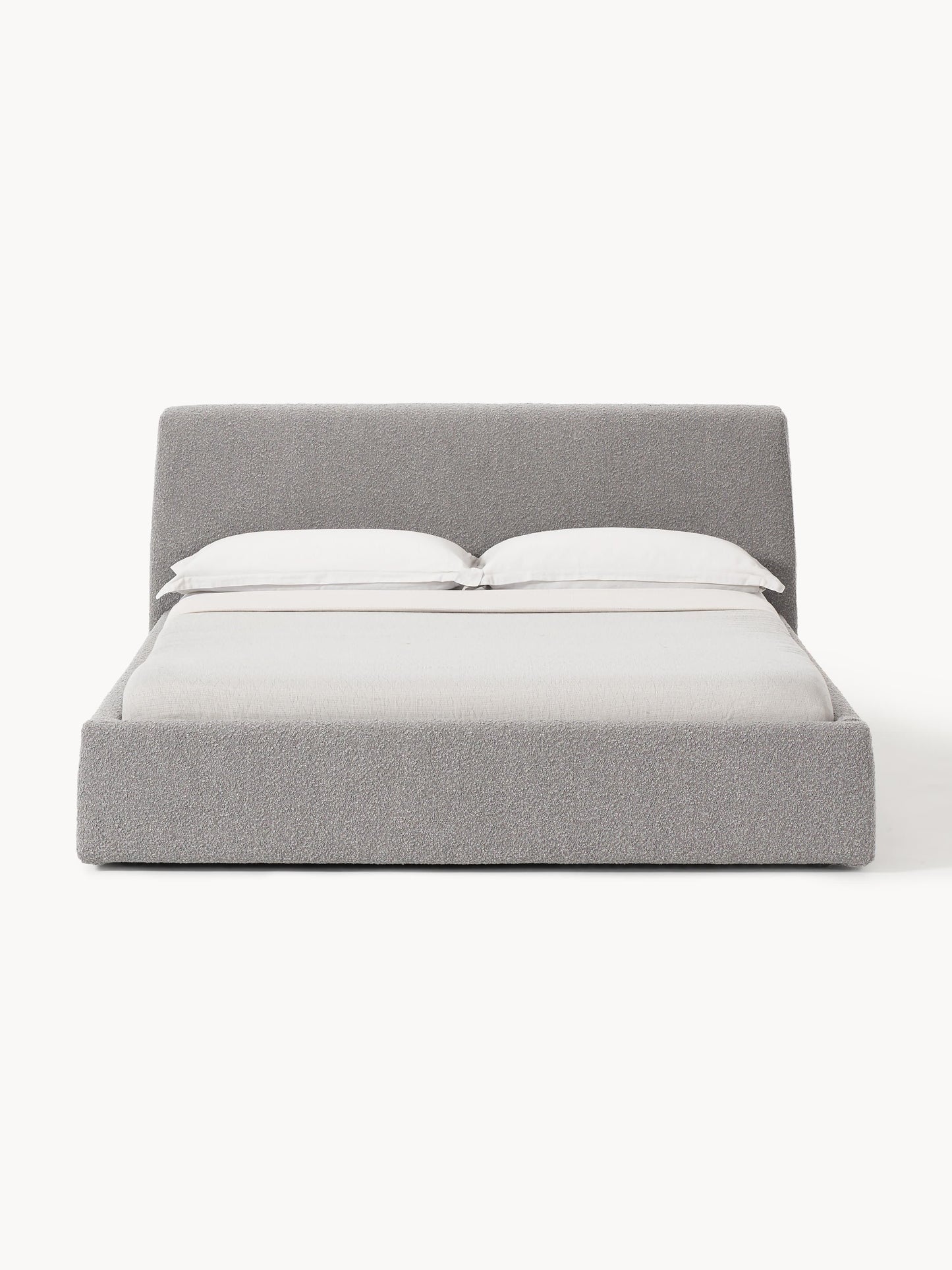Clovarno Upholstered Bed in Bouclé