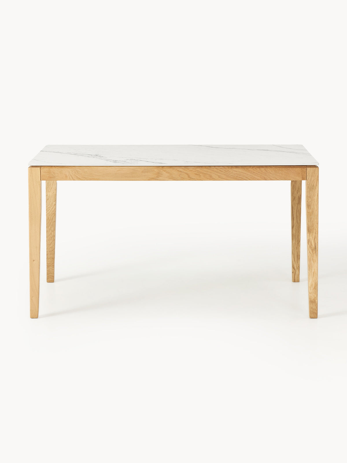 Jackino Dining Table with Marble-Look Tabletop, in Various Sizes