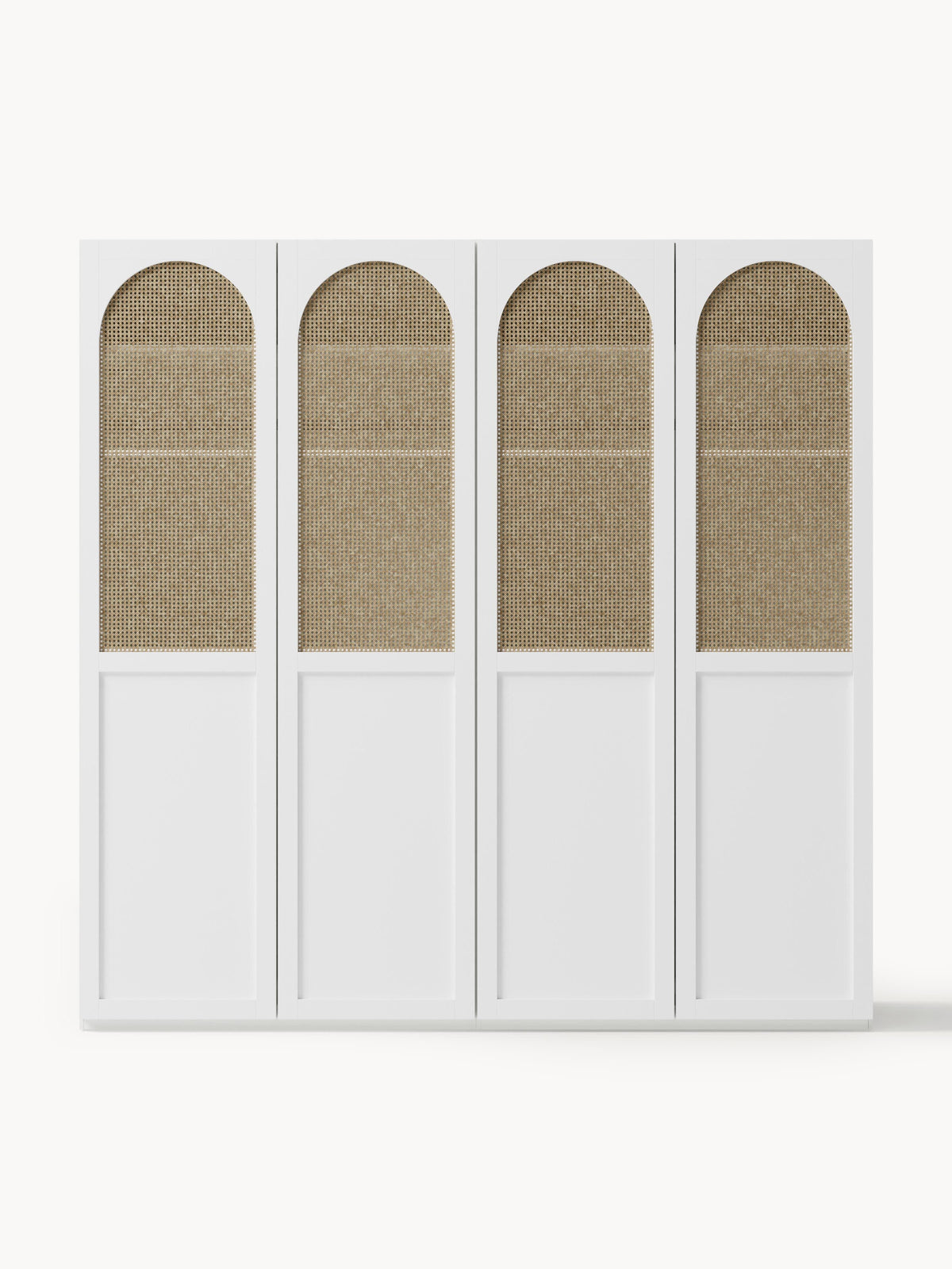 Jenmoine Modular Hinged-Door Wardrobe, 200 cm Wide, in Various Sizes