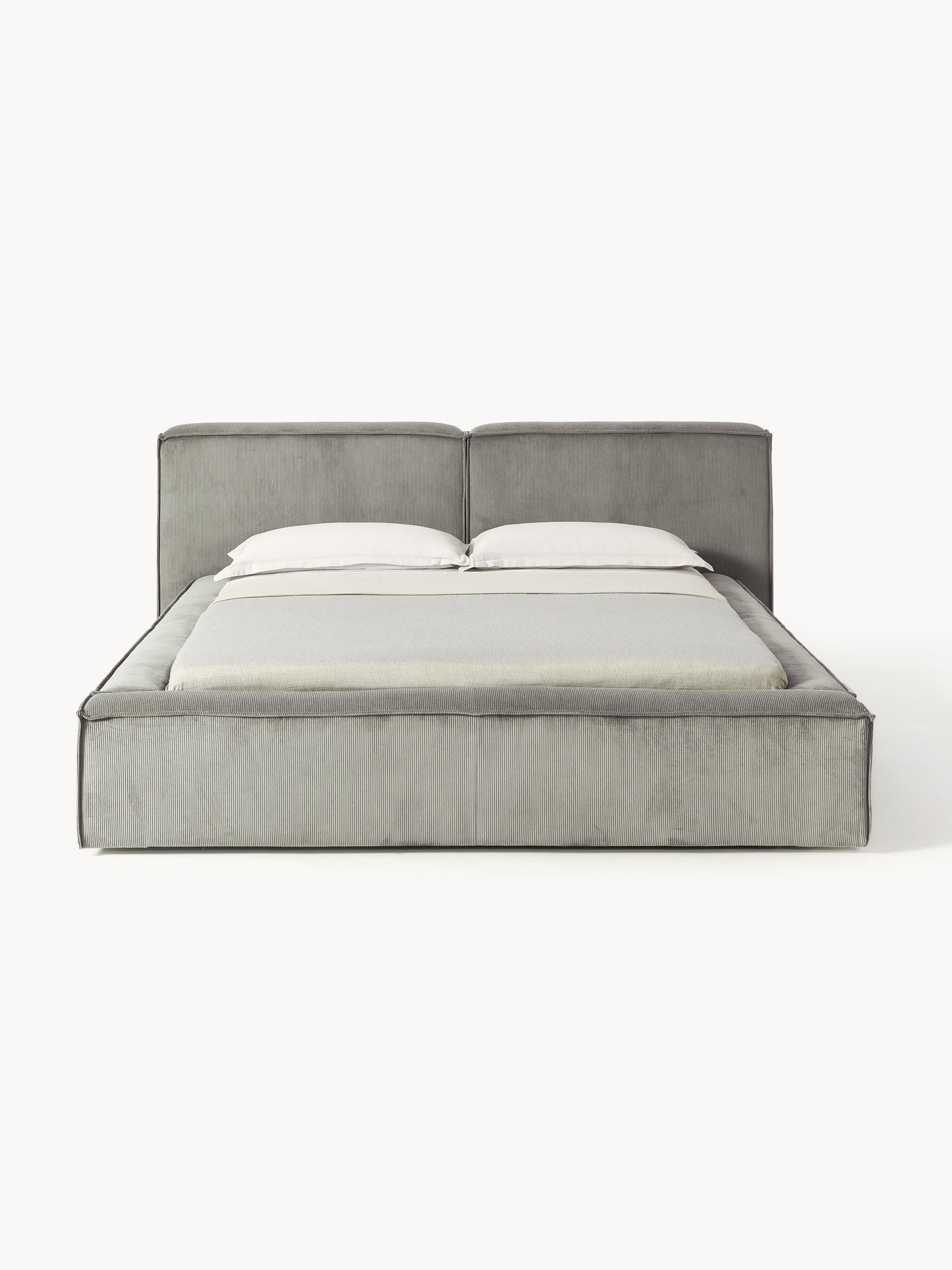 Lenzaro Corduroy Upholstered Bed