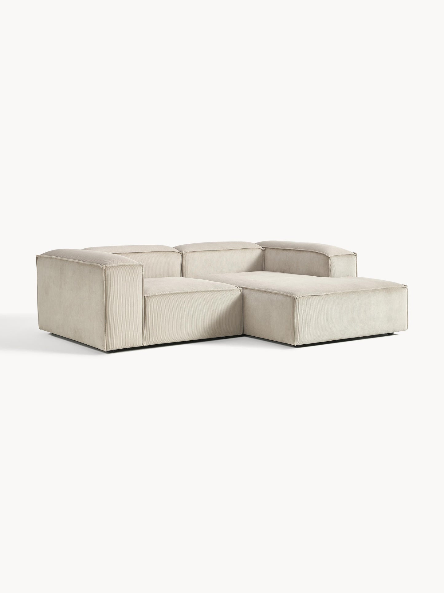 Lenzaro Modular Corduroy Corner Sofa (2-Seater)