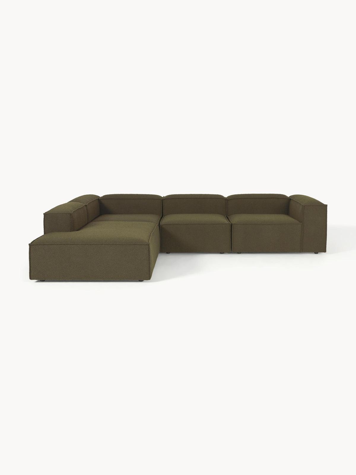 Lenzaro Modular XL Bouclé Corner Sofa (4-Seater)
