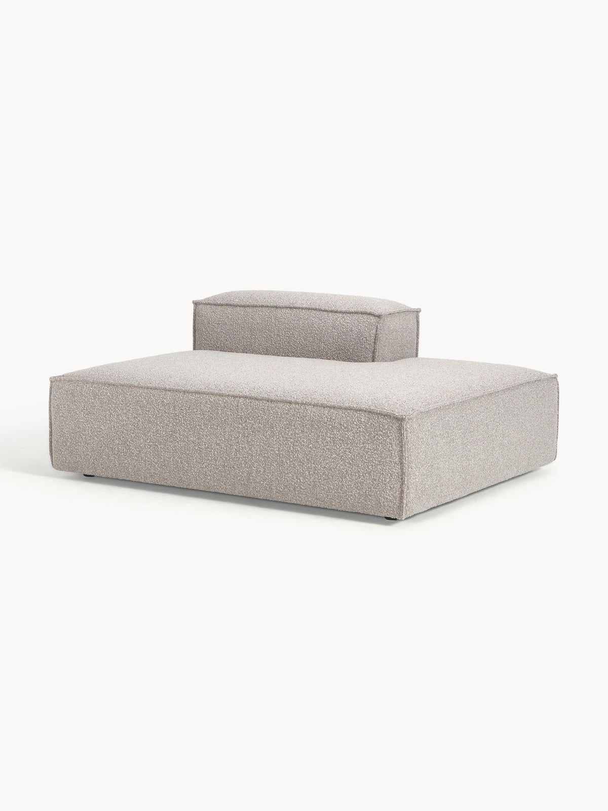 Lenzaro Ottoman Module in Bouclé