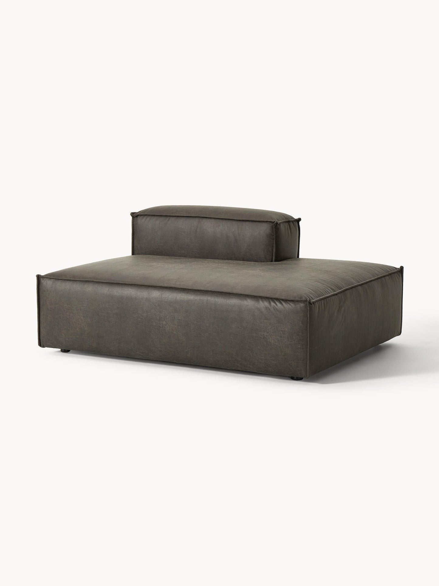 Lenzaro Ottoman Module in Leather