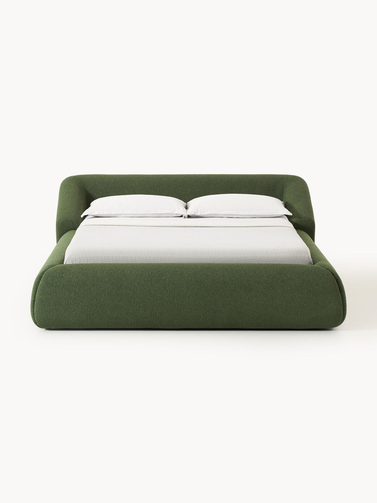 Marenzia Upholstered Bed in Bouclé