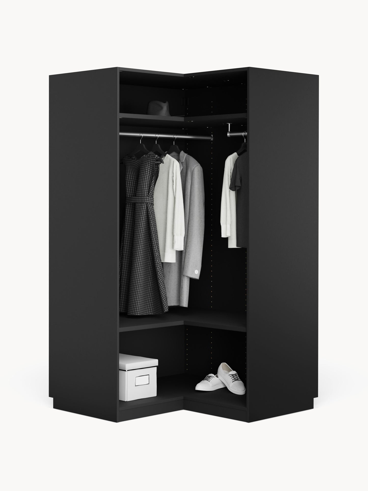Simfia Modular Corner Wardrobe, 115 cm Wide