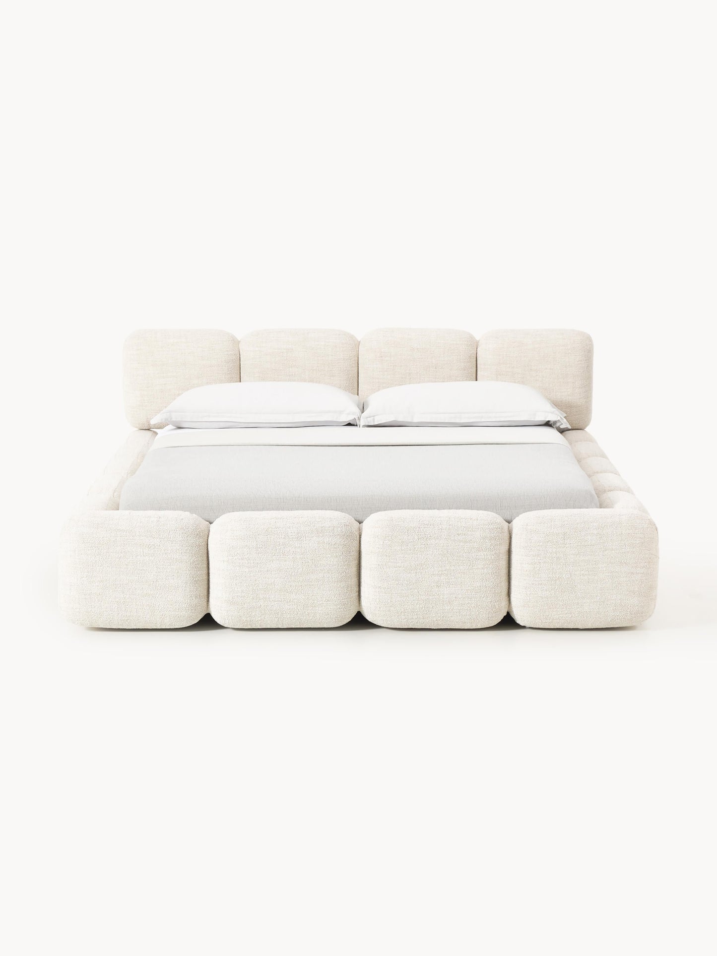 Taylenza Bouclé Upholstered Bed