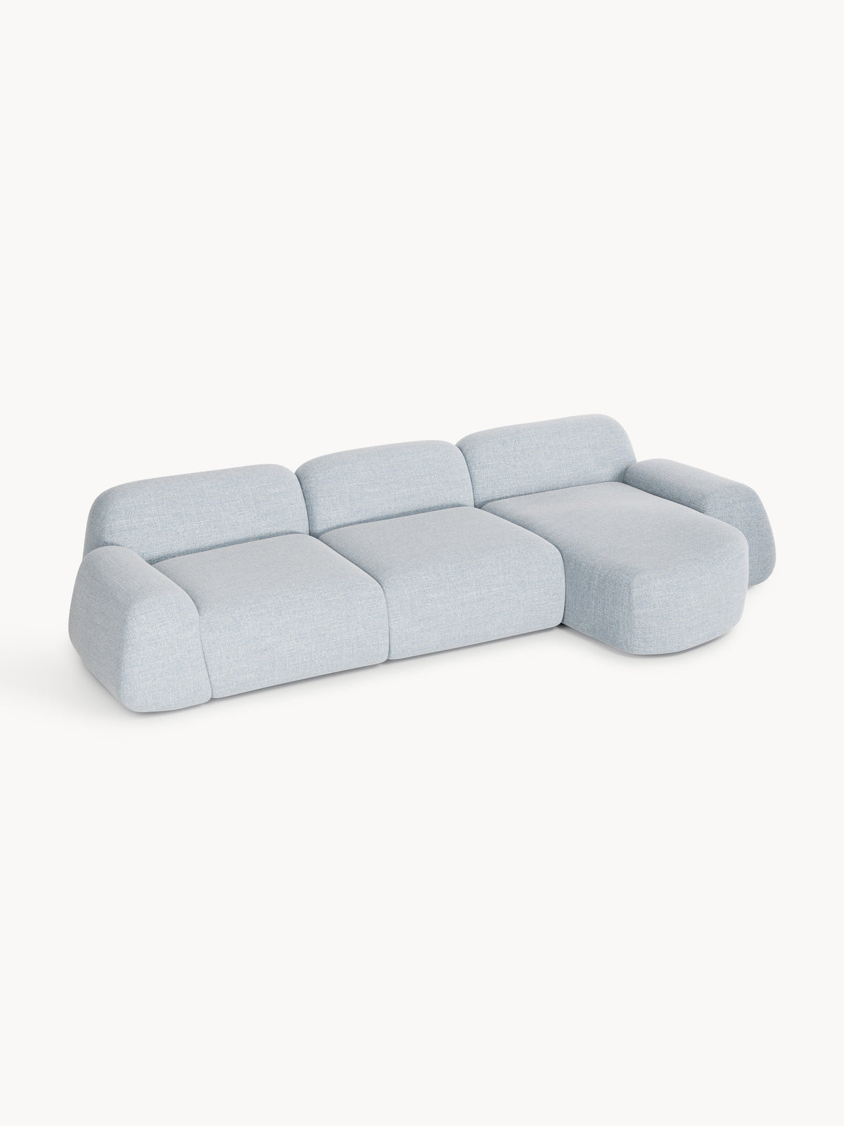 Wolzania Modular Corner Sofa (4-Seater) in Bouclé