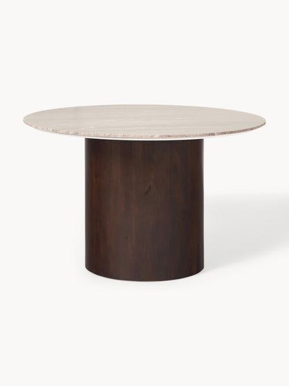 Abvenno Marble Round Dining Table, Ø 120 cm