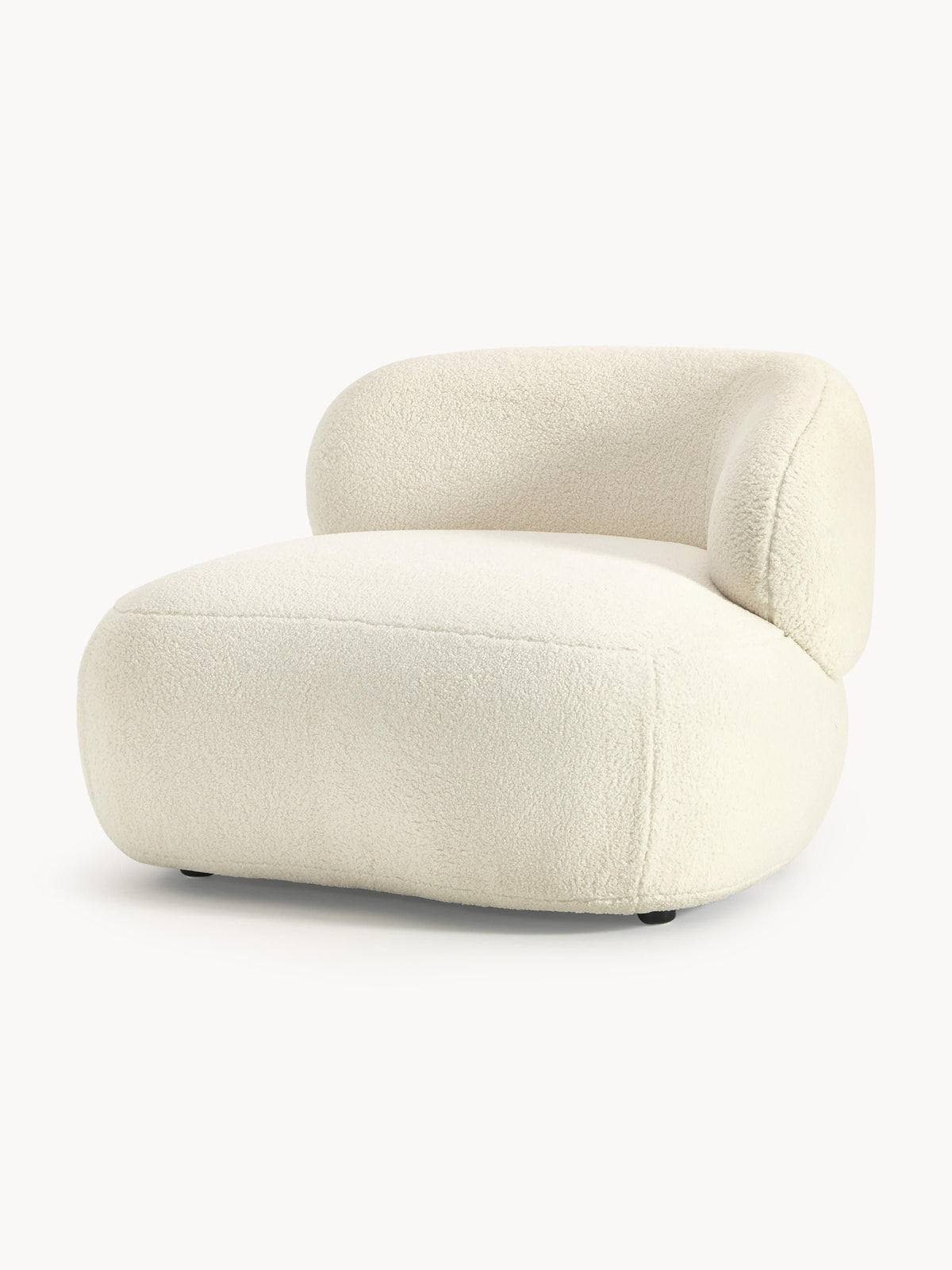 Albiana Lounge Chair in Teddy Fur
