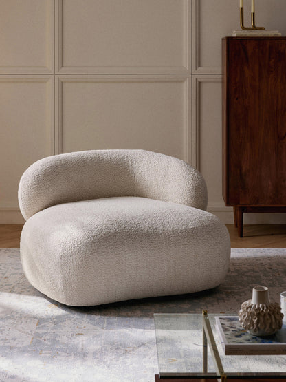 Albiana Teddy Bouclé Lounge Chair