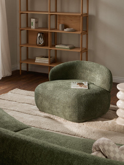 Albiana Teddy Bouclé Lounge Chair
