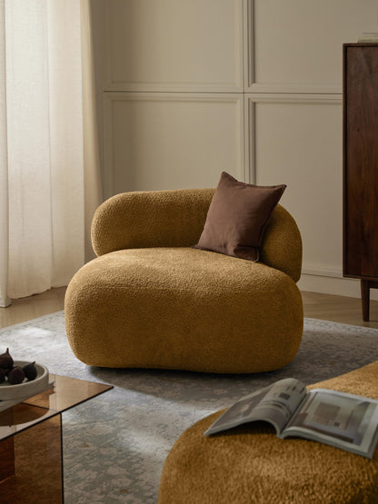 Albiana Teddy Bouclé Lounge Chair