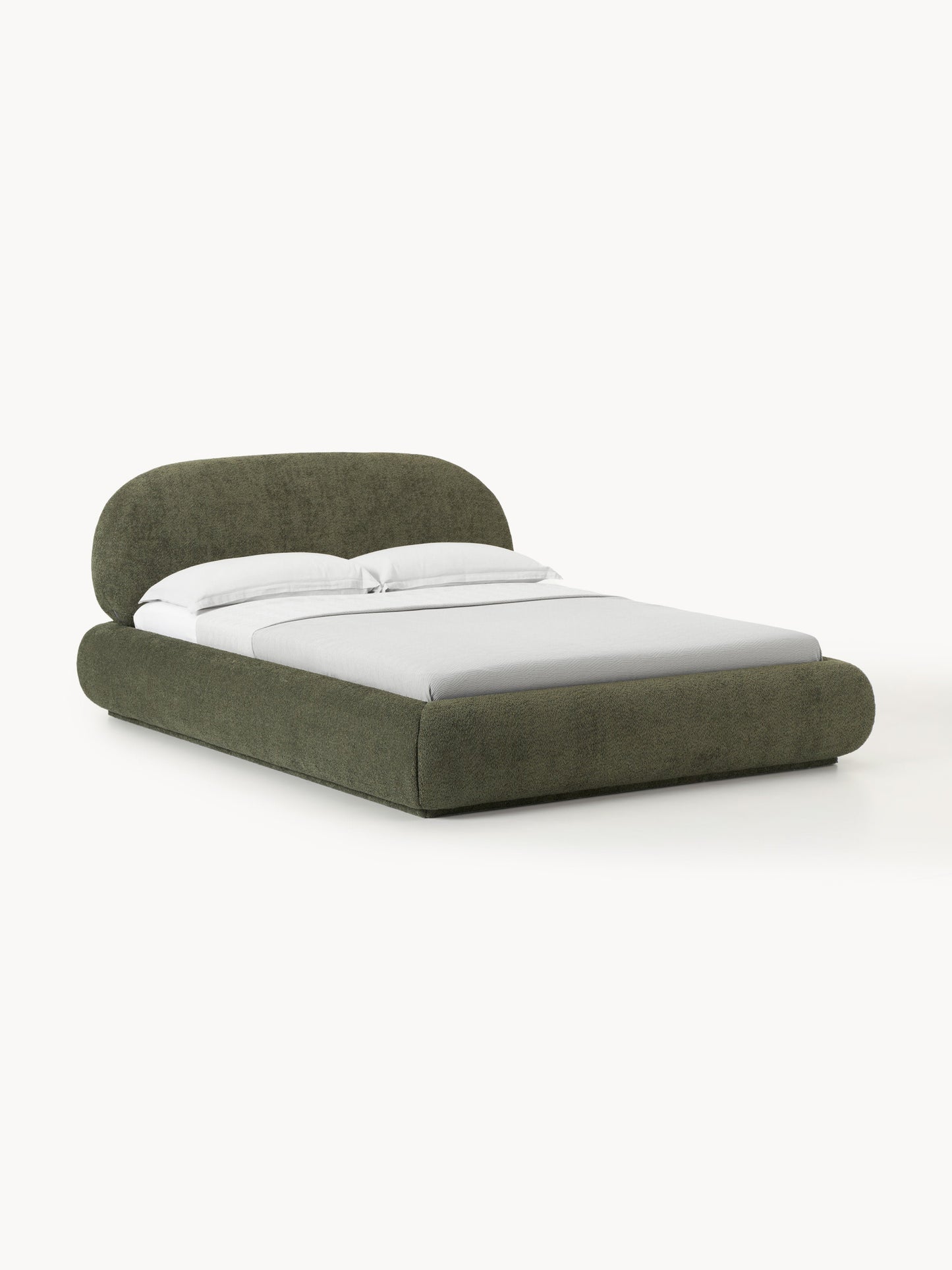 Albiana Teddy Bouclé Upholstered Bed