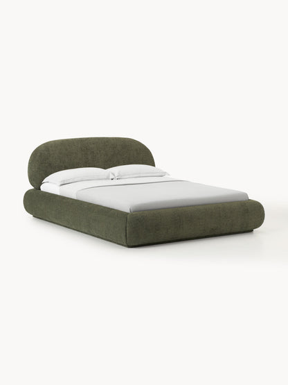 Albiana Teddy Bouclé Upholstered Bed