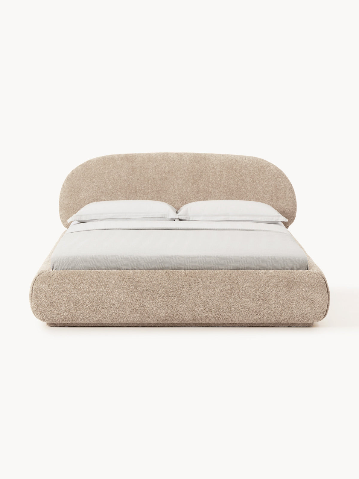 Albiana Teddy Bouclé Upholstered Bed