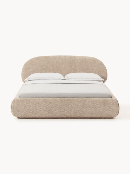 Albiana Teddy Bouclé Upholstered Bed