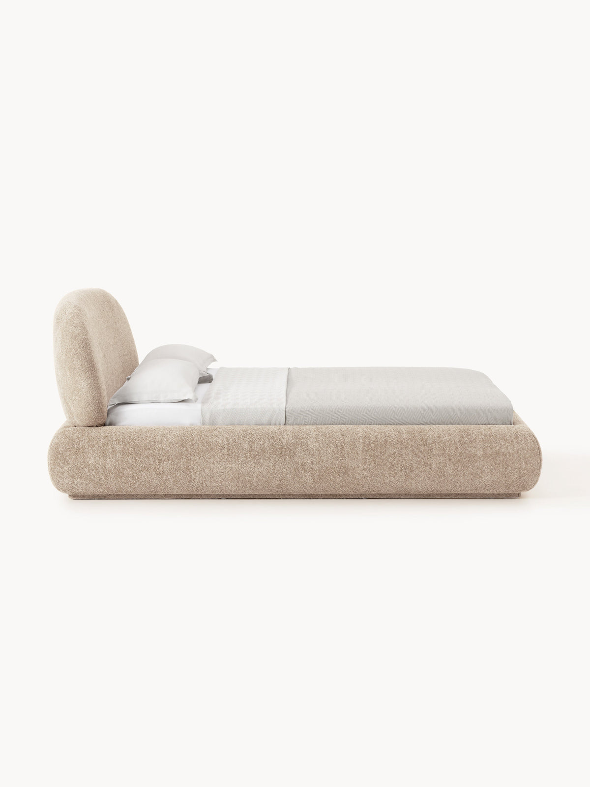 Albiana Teddy Bouclé Upholstered Bed