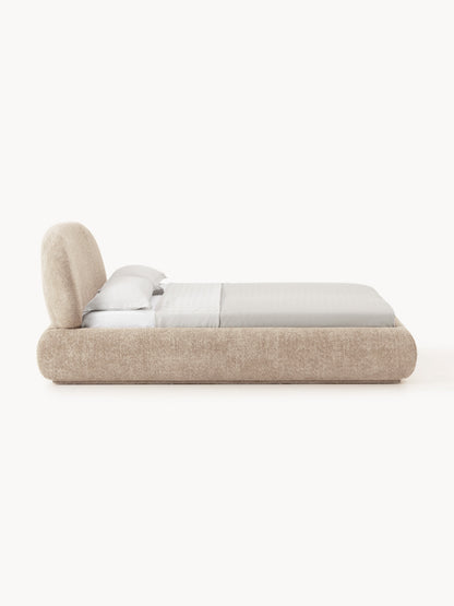 Albiana Teddy Bouclé Upholstered Bed