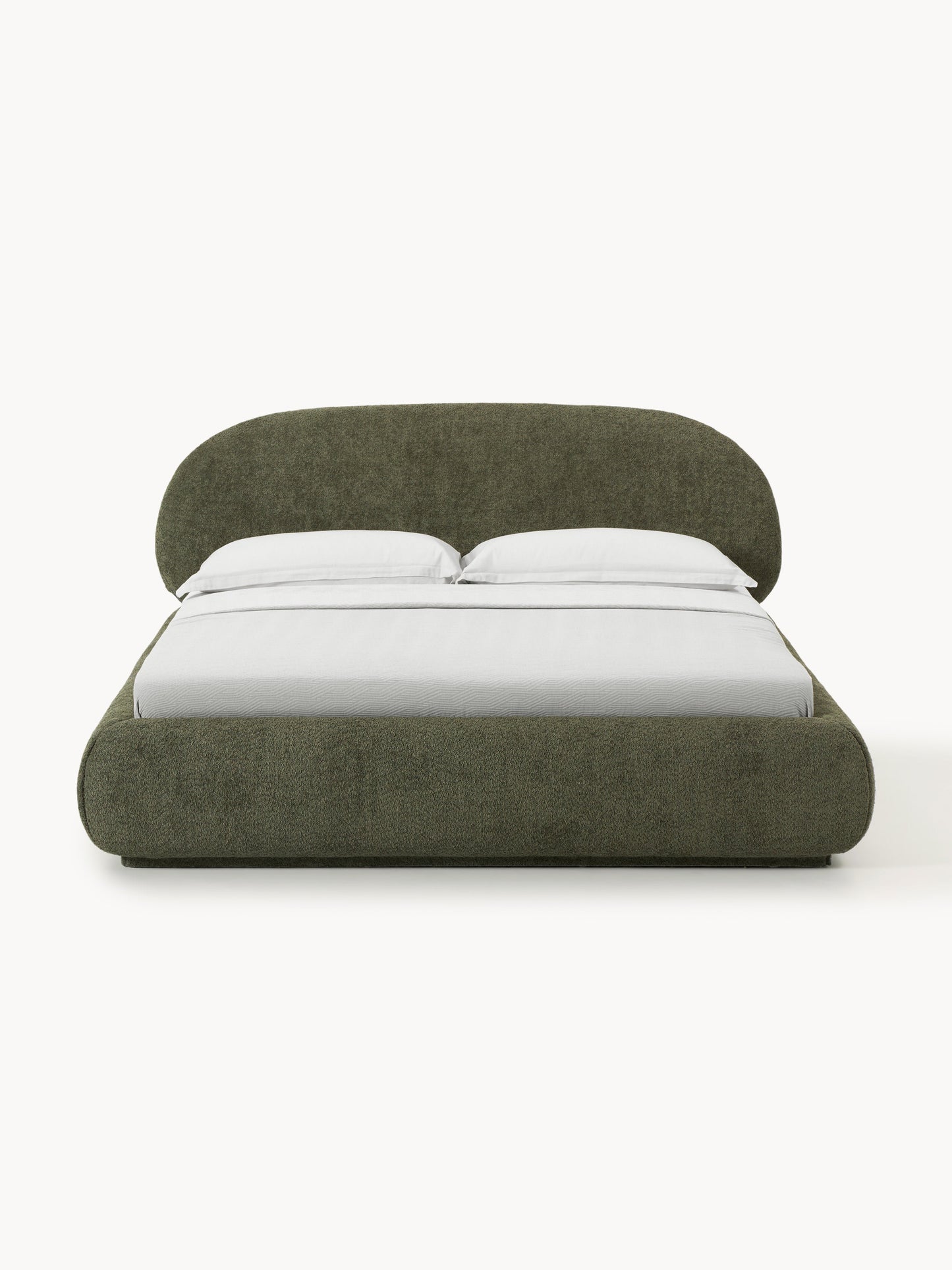 Albiana Teddy Bouclé Upholstered Bed