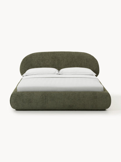 Albiana Teddy Bouclé Upholstered Bed