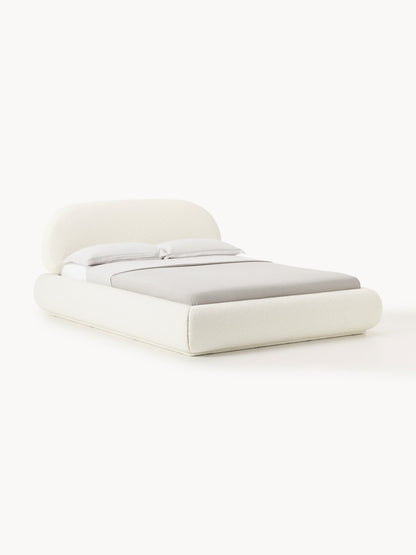 Albiana Upholstered Bed in Bouclé