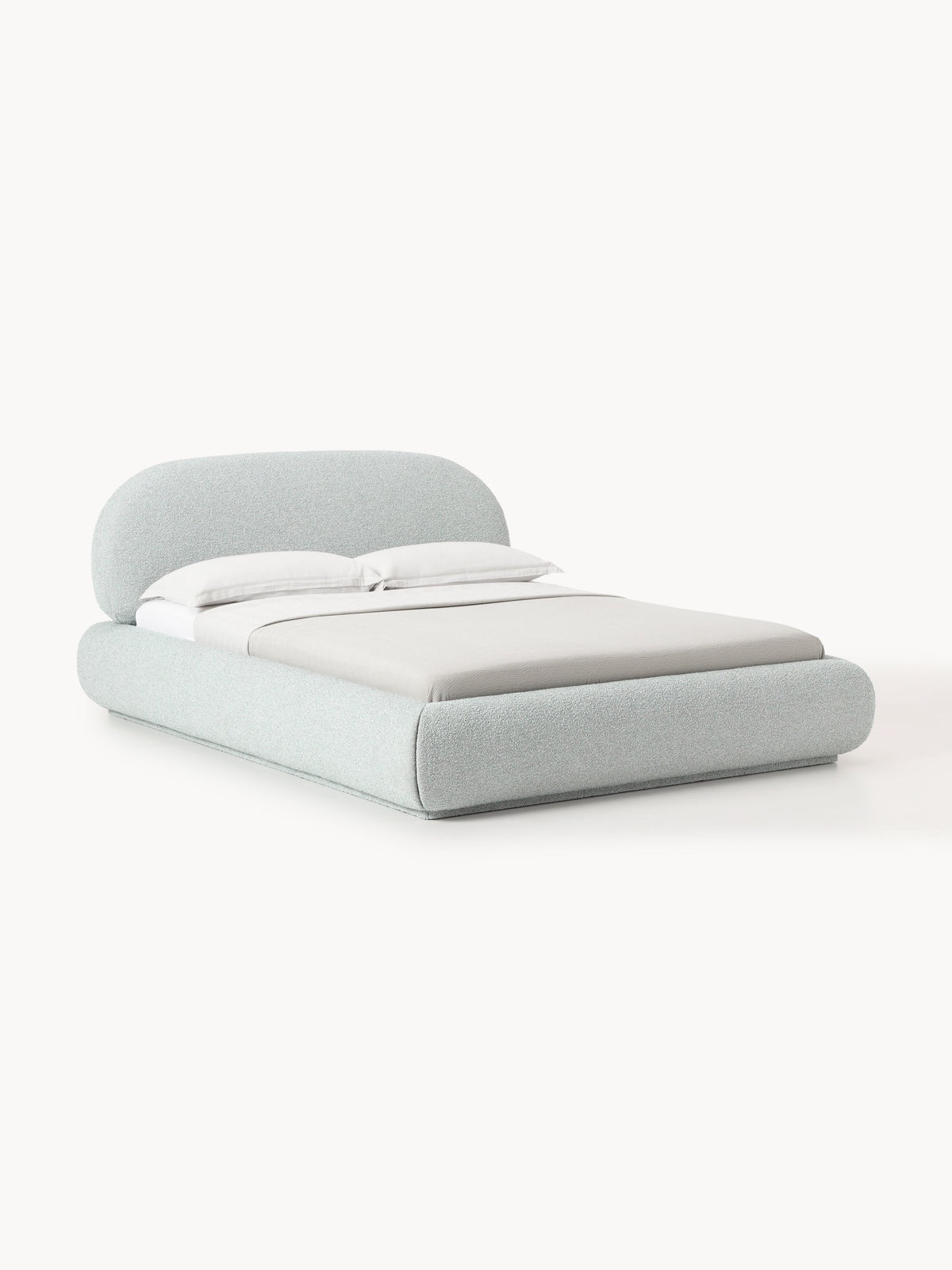 Albiana Upholstered Bed in Bouclé