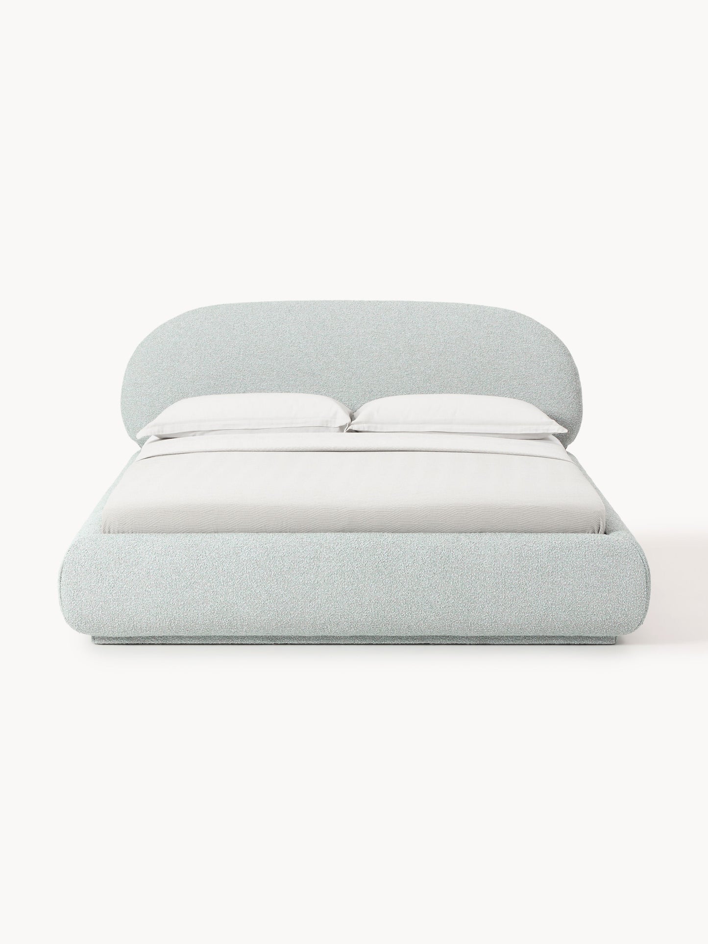Albiana Upholstered Bed in Bouclé