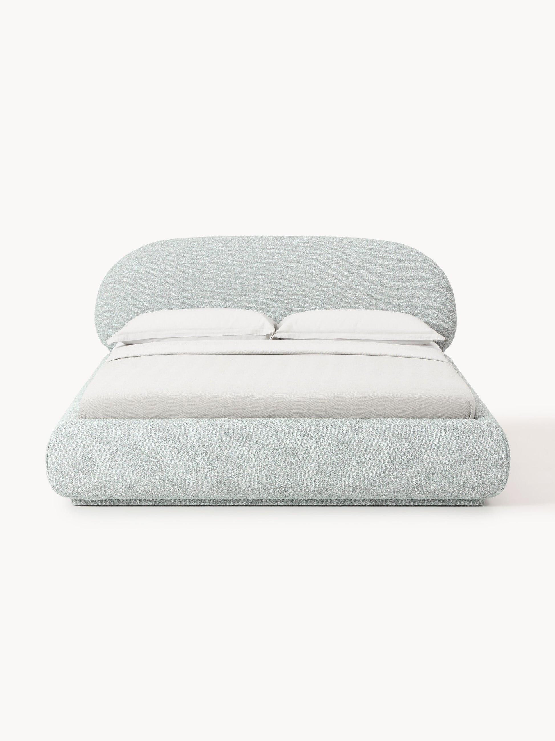 Albiana Upholstered Bed in Bouclé