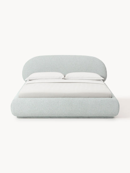 Albiana Upholstered Bed in Bouclé
