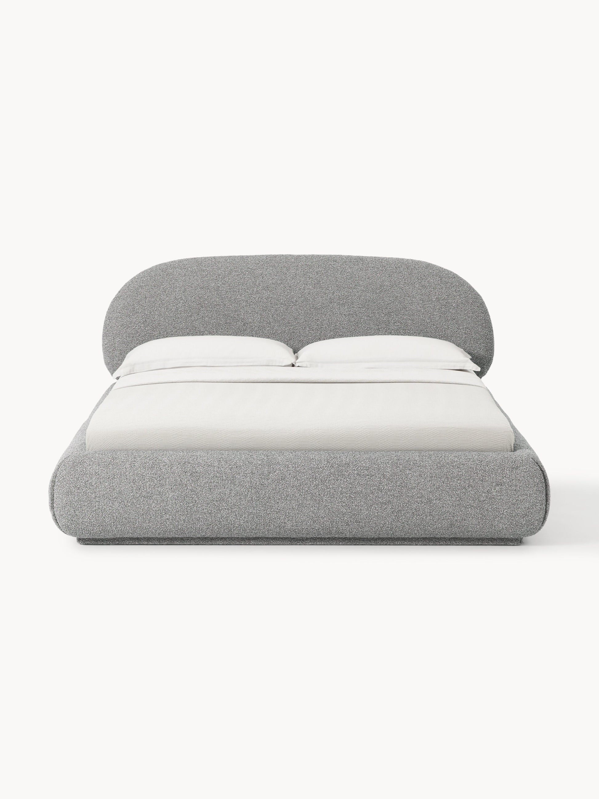 Albiana Upholstered Bed in Bouclé