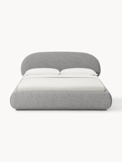 Albiana Upholstered Bed in Bouclé