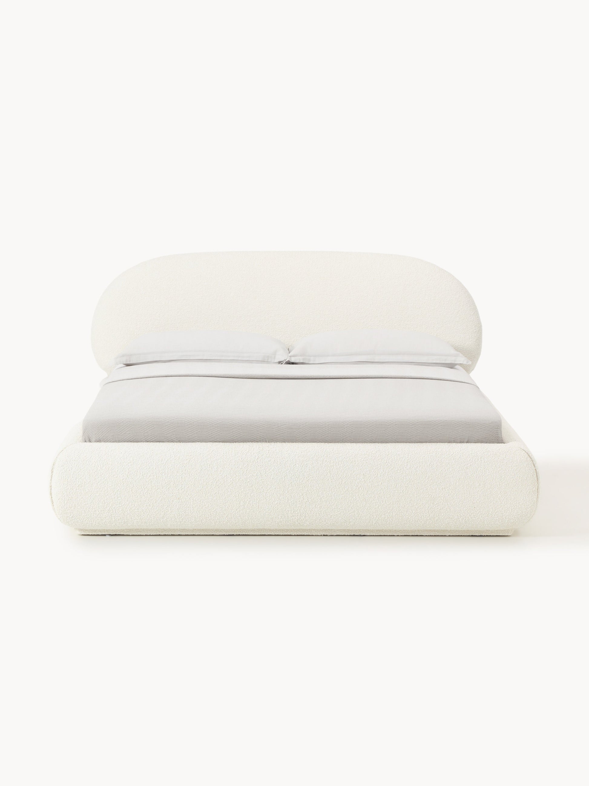 Albiana Upholstered Bed in Bouclé