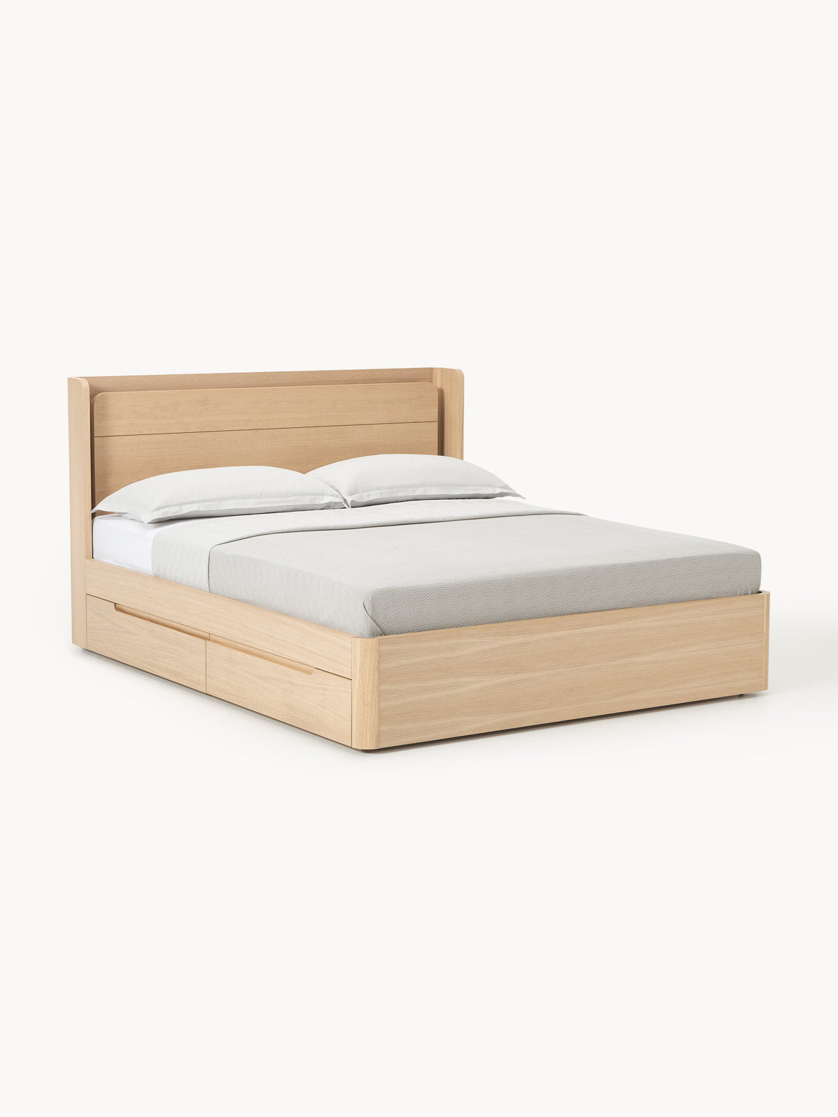 Alvita Wooden Bed with Drawers