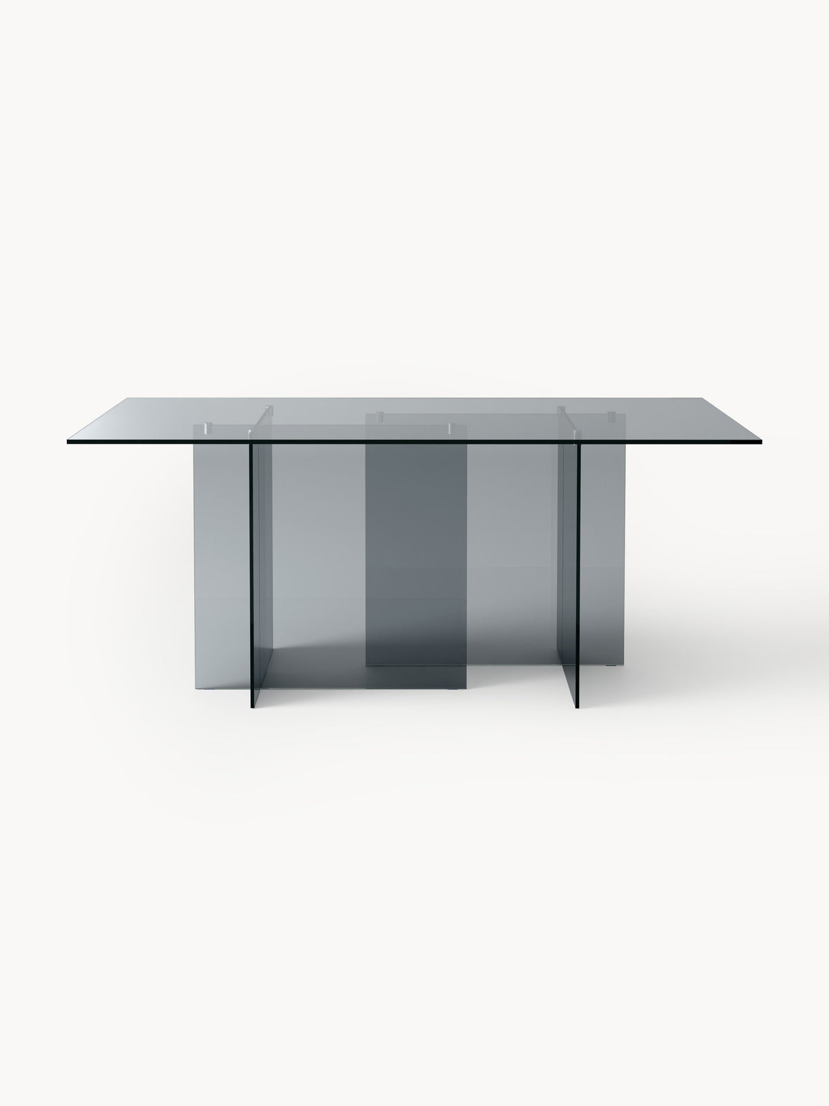 Anoudie Dining Table in Glass, 180 x 90 cm