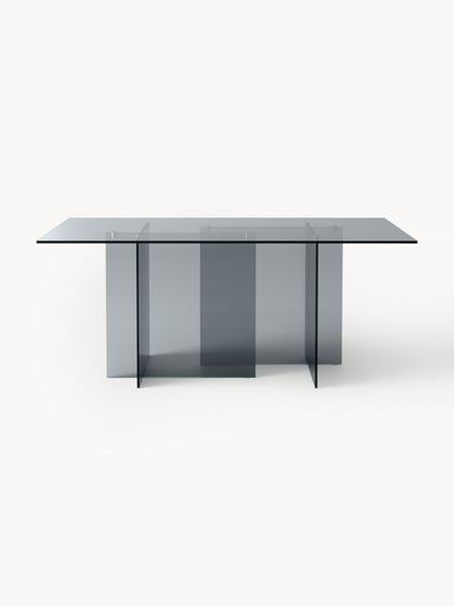 Anoudie Dining Table in Glass, 180 x 90 cm