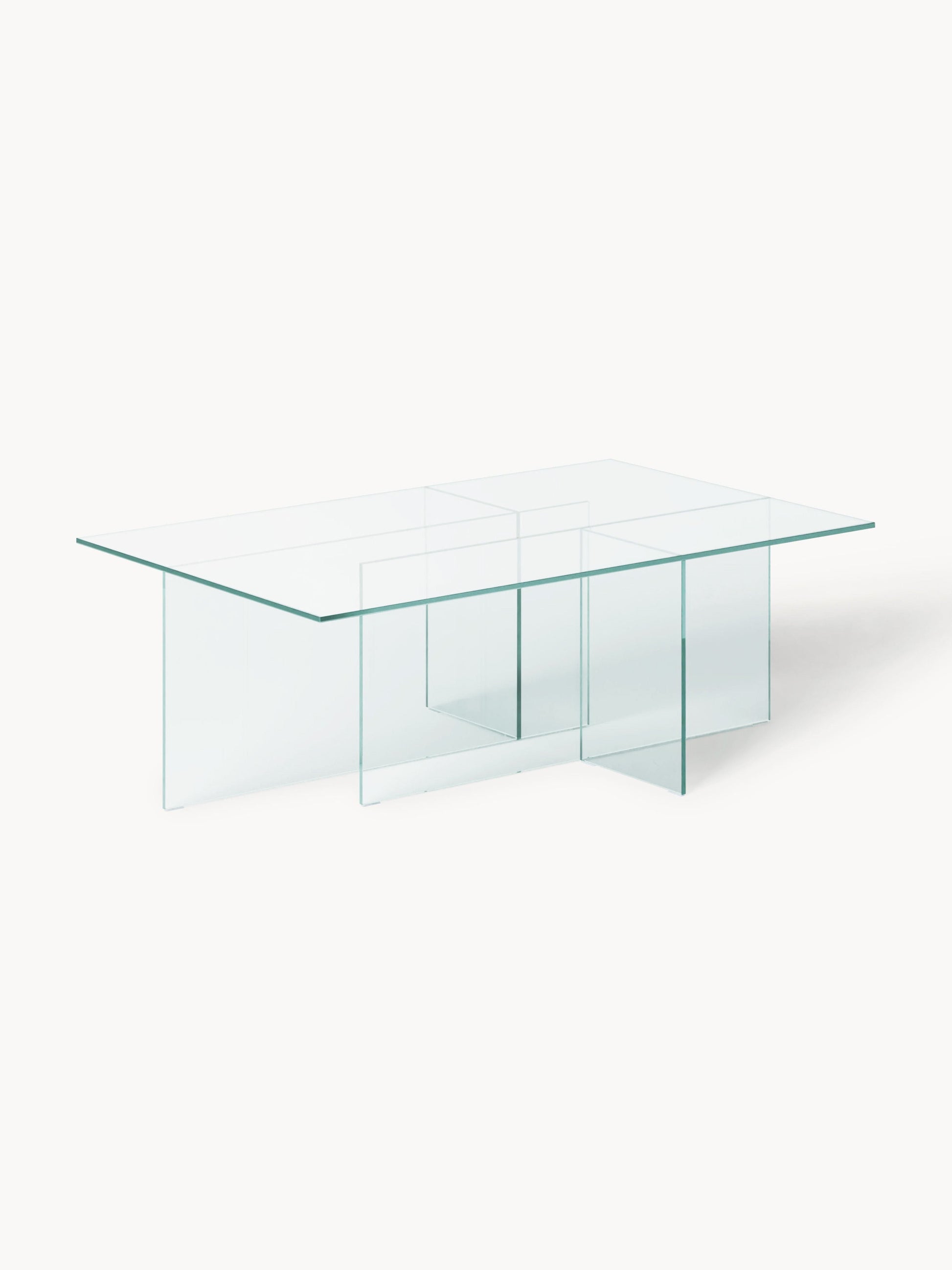 Anoudie Glass Coffee Table, W 102 cm