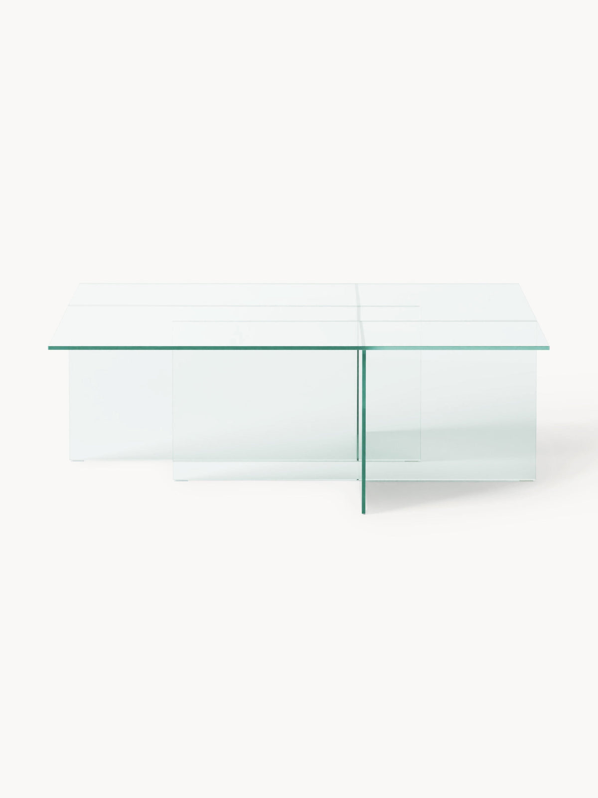 Anoudie Glass Coffee Table, W 102 cm