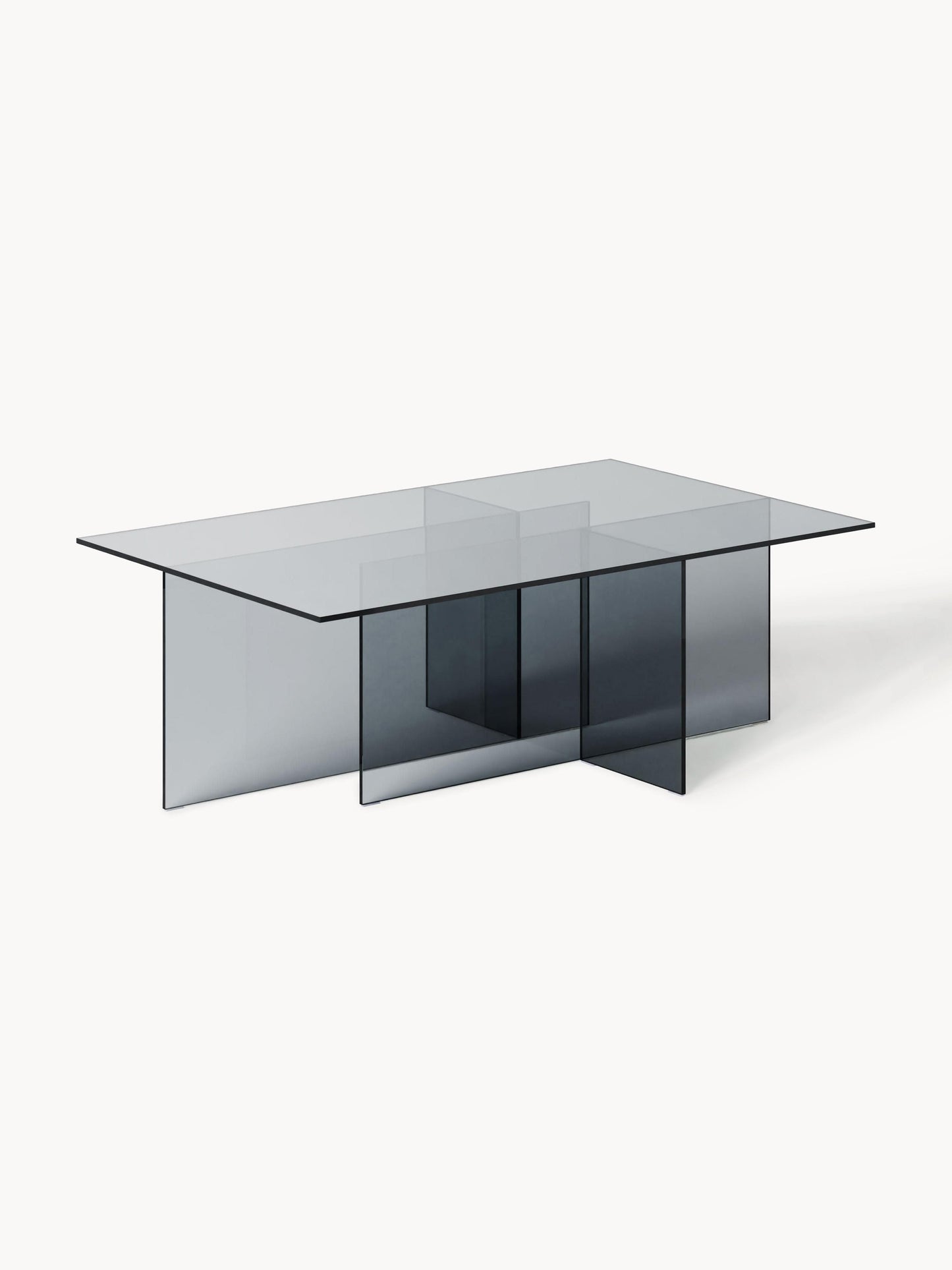 Anoudie Glass Coffee Table, W 102 cm