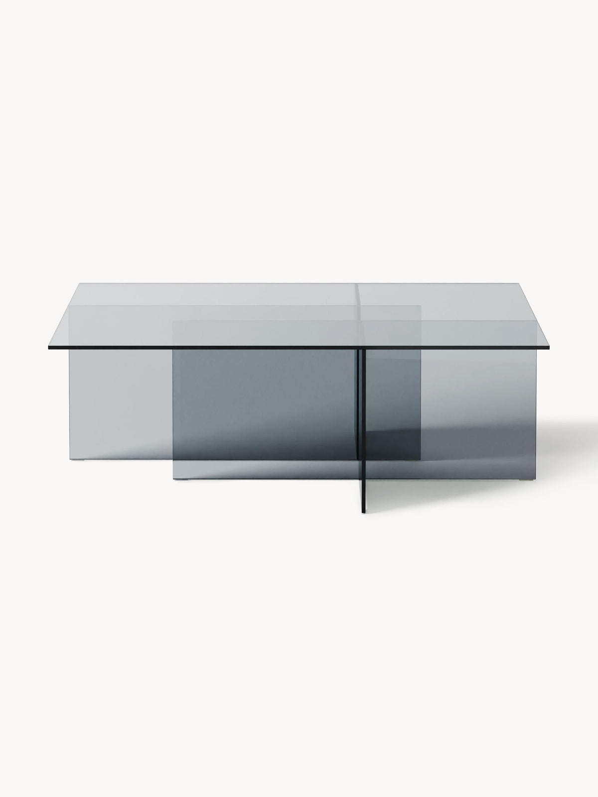 Anoudie Glass Coffee Table, W 102 cm