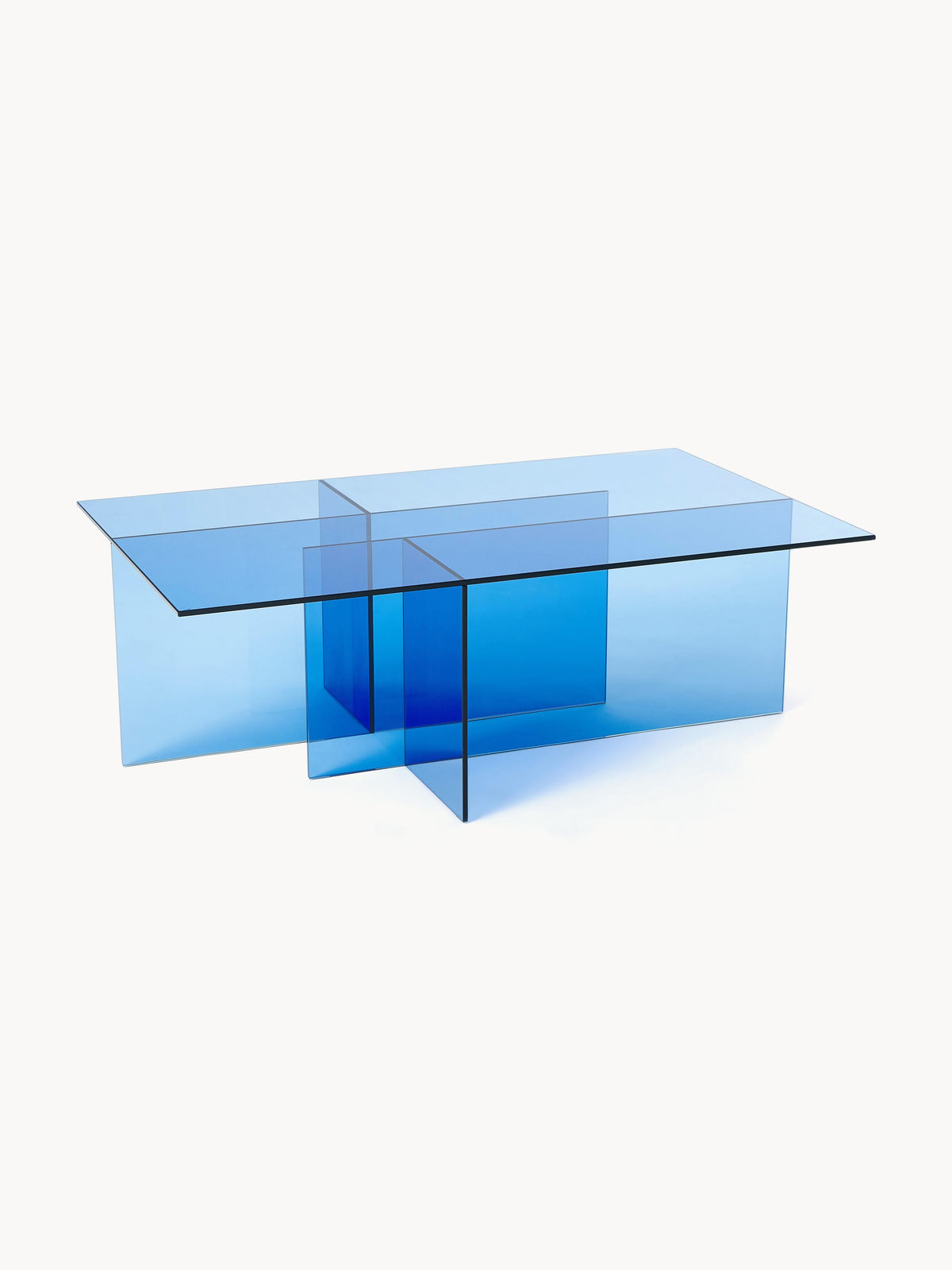 Anoudie Glass Coffee Table, W 102 cm