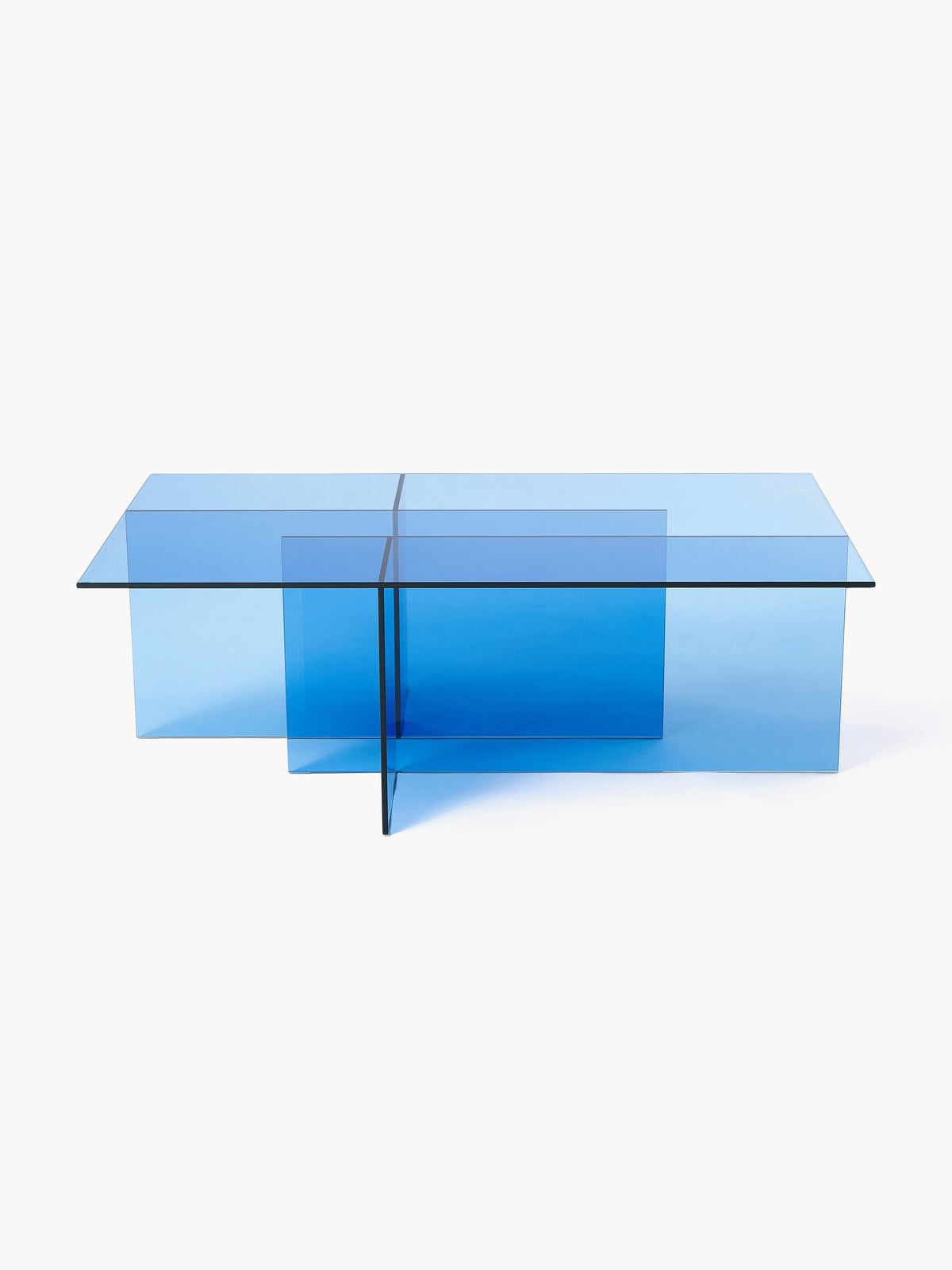 Anoudie Glass Coffee Table, W 102 cm