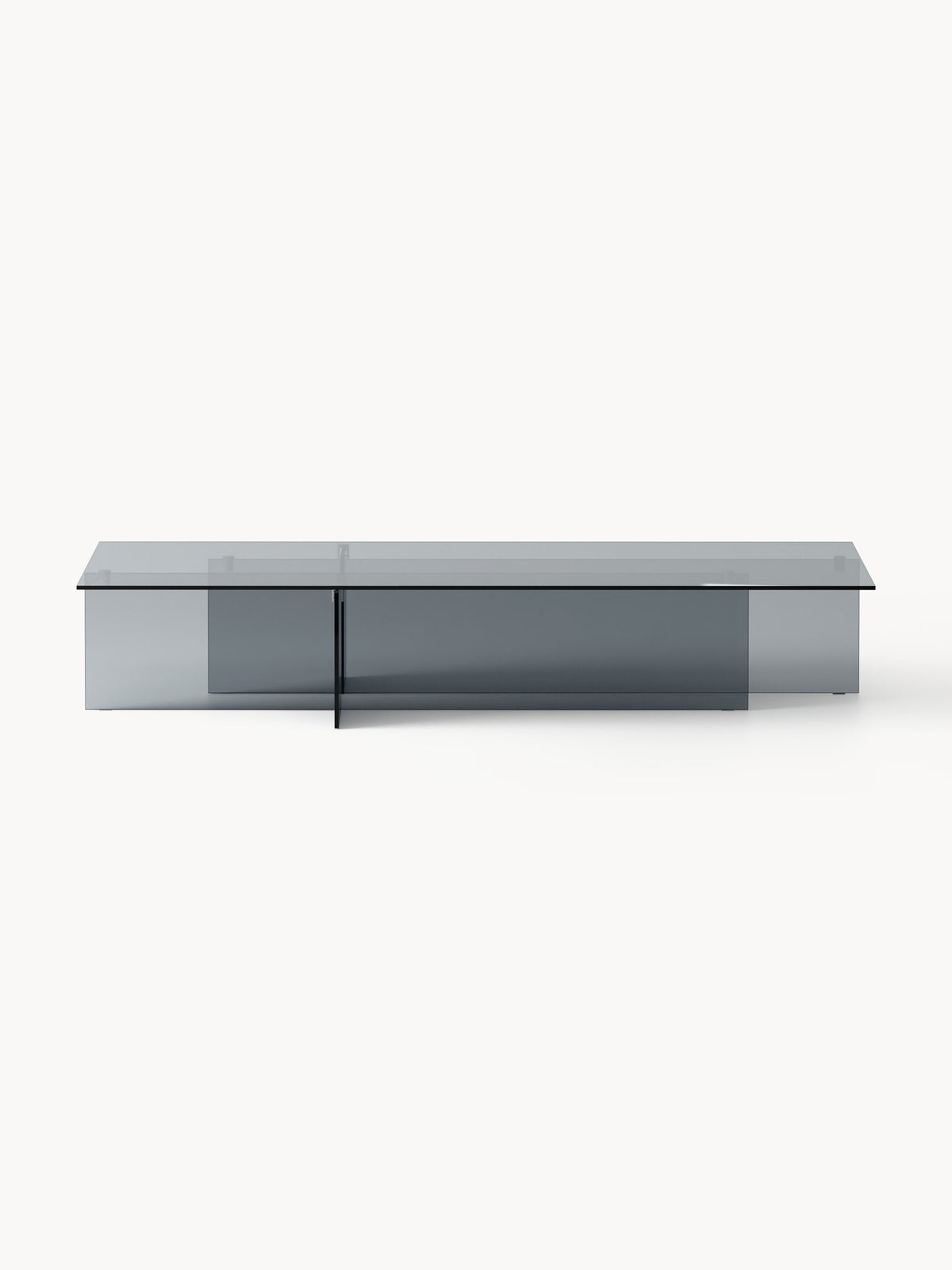 Anoudie Large Glass Coffee Table, W 160 cm