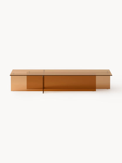 Anoudie Large Glass Coffee Table, W 160 cm